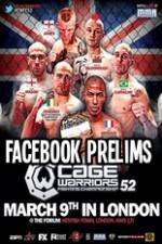 Watch Cage Warriors 52 Facebook Preliminary Fights 9movies