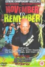Watch ECW - November To Remember '99 9movies
