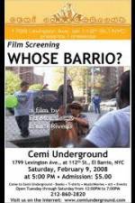 Watch Whose Barrio 9movies