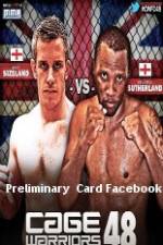 Watch Cage Warriors 48 Preliminary Card Facebook 9movies